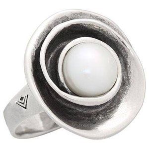 Silpada  'Lily Pearl' Ring R2121 Size 8